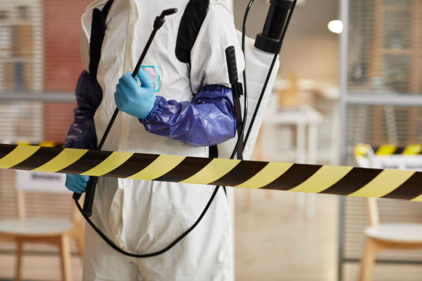 Professional Biohazard Cleanup technician working in Fulton, IL